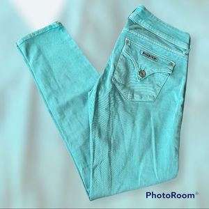 💐 2/$25 Hudson mint green ‘collin’ skinny cropped jeans. Size 26